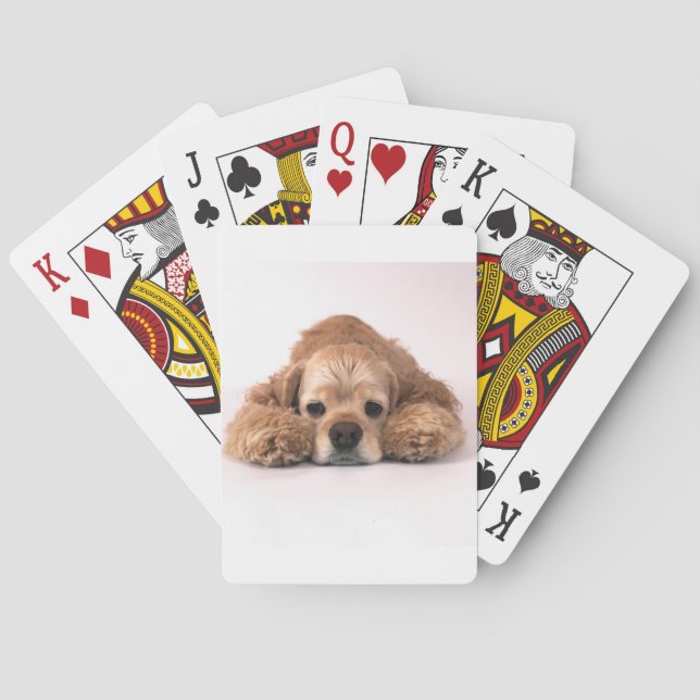 Jeu De Cartes Cute Cocker Spaniel (dos)