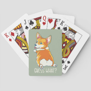 Jeu De Cartes Cute Corgi Butt Devine Quelle Famille De Gag