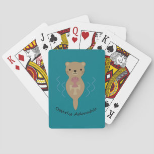 Jeu De Cartes Cute et drôle Otter Otterly adorable