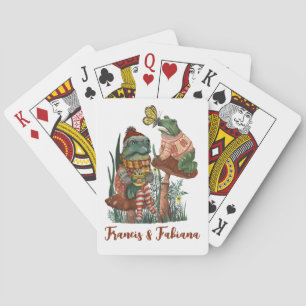 Jeu De Cartes Cute grenouille et crapet Joyeux champignons Playi