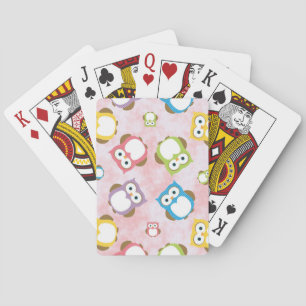 Jeu De Cartes Cute Owls, Owl Pattern, Colorful Owls, Baby Owls