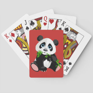 Jeu De Cartes Cute Panda Bear animé