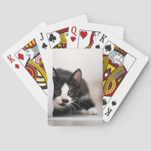 Jeu De Cartes Cutest Baby Animals Black & White Kitten