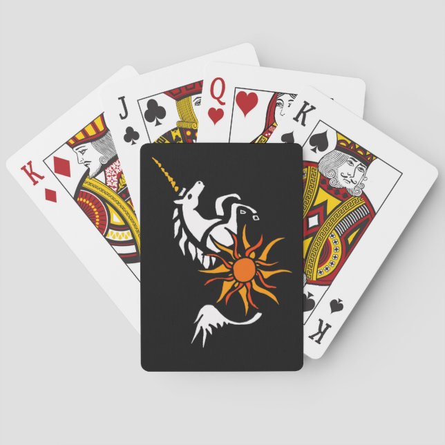 Jeu De Cartes CV - Leaping Unicorn Playing Cards (dos)