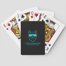 Cyber Guardian Neon Cat - Hacker et codeur jouant
