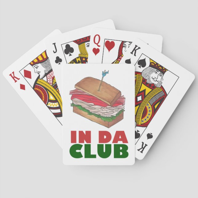 Jeu De Cartes Da Club Turkey Club Sandwich Diner Foody Diner (dos)