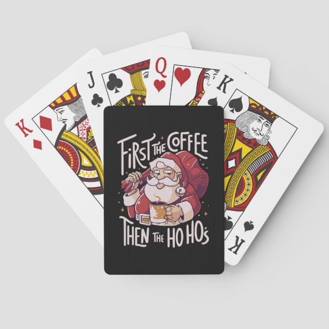 Jeu De Cartes D'abord le café puis le HOHO (dos)