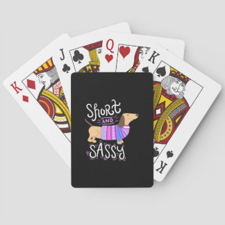 Jeu De Cartes Dachshund Court Et Sassy