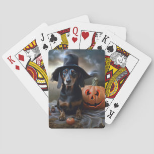 Jeu De Cartes Dachshund Halloween effroi