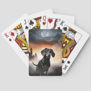 Jeu De Cartes Dachshund Halloween effroi