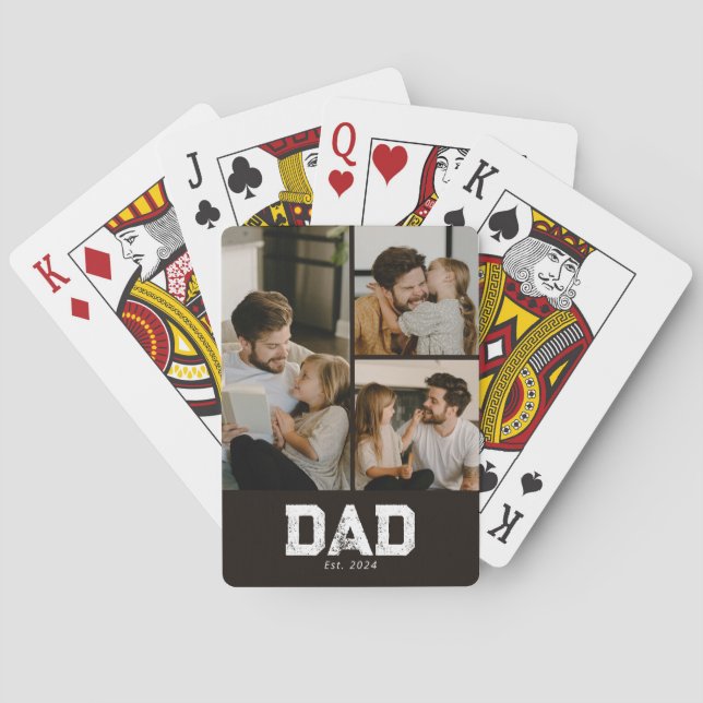 Jeu De Cartes Dad Established Black Fun 3 Photo (dos)