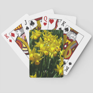 Jeu De Cartes Daffodiles Jaunes I Fleurs De Printemps Cheveux