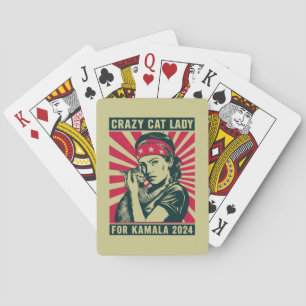 Jeu De Cartes Dame Du Chat Fou Pour Kamala 2024
