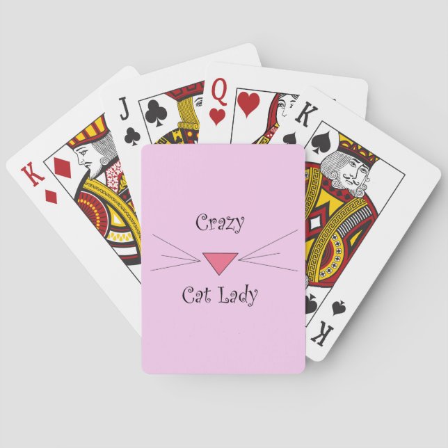 Jeu De Cartes Dame du Crazy Cat (dos)