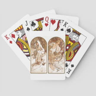 Jeu De Cartes Dames Art Nouveau vintages