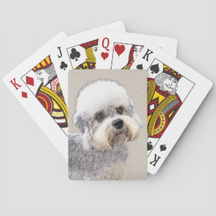 Jeu De Cartes Dandie Dinmont Terrier Peinture originale de Chien