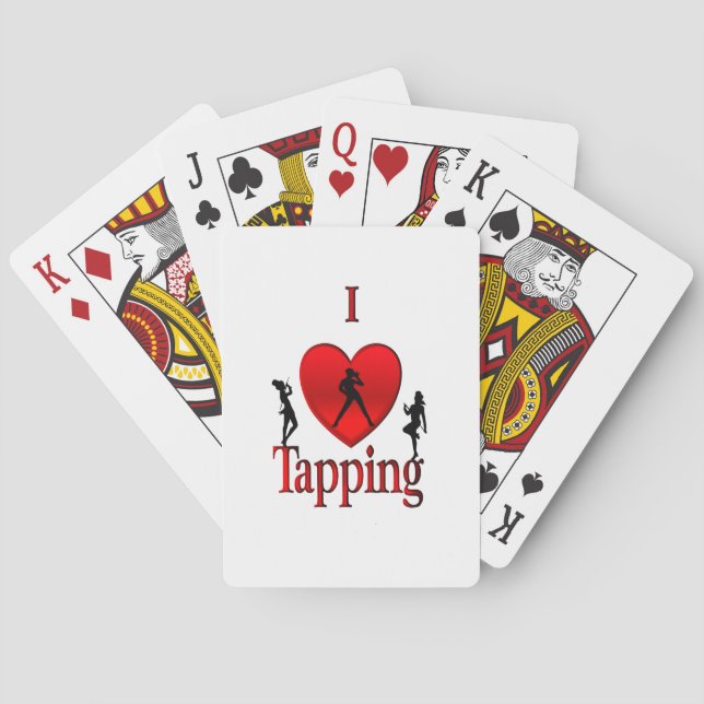 Jeu De Cartes Danse I Heart Tap (dos)