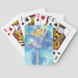 JEU DE CARTES DANSEUR DE RUBAN D'ANNÉE BISSEXTILE