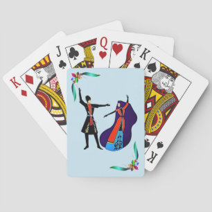 Jeu De Cartes Danseurs folkloriques Bicyclette Jouer des cartes