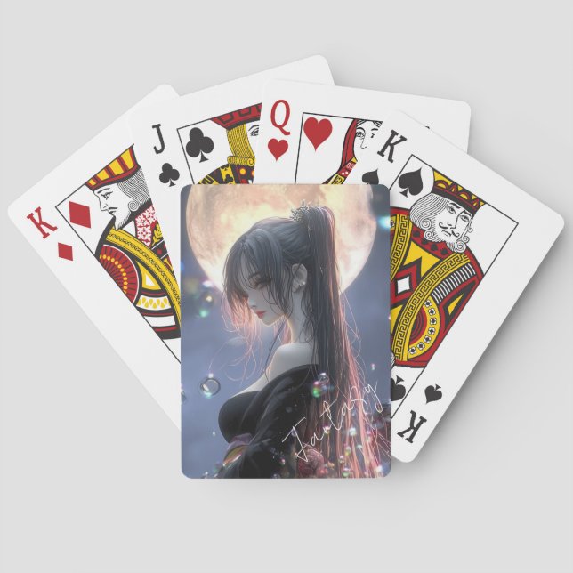 Jeu De Cartes Dark fantasy girl / Aesthetic (dos)