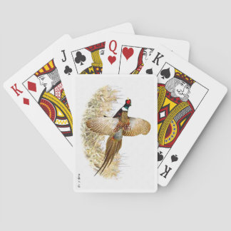 Jeu De Cartes D'attaque éclaire faisan dehors "jouant en vol aux