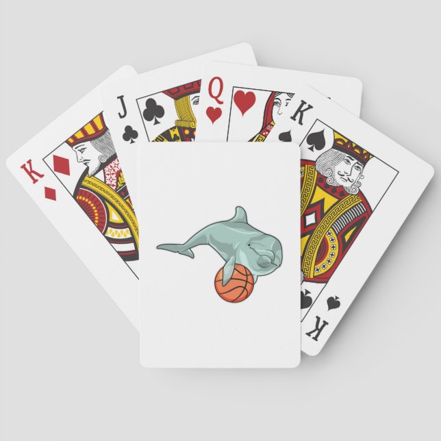 Jeu De Cartes Dauphin avec basket (dos)
