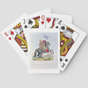 Jeu De Cartes David, comte de Huntingdon (1084-1153) 1120, engra