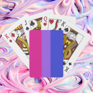 Jeu de cartes de la fierté Bi