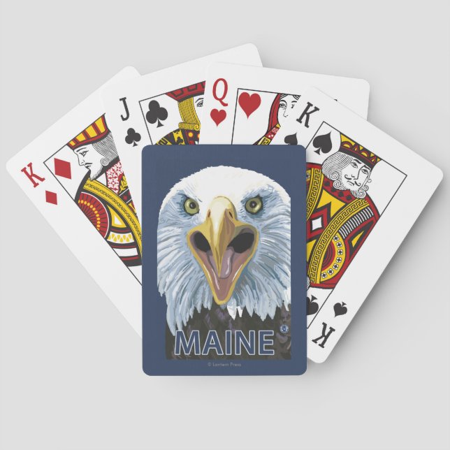 Jeu De Cartes De MaineEagle fin (dos)