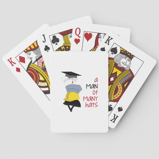 Jeu De Cartes De nombreux Casquettes (dos)