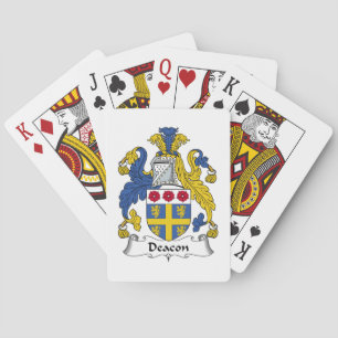 Jeu De Cartes Deacon Family Crest