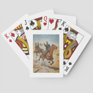 Jeu De Cartes Dead Sure : a. U. S. Cavalry trooper dans les anné