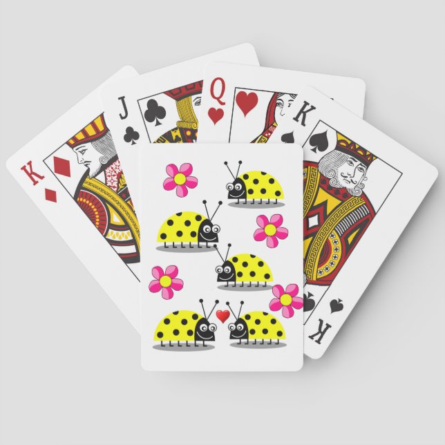 Jeu De Cartes Deck de carte de lecture de Ladybug (dos)