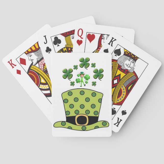 Jeu De Cartes Deck de cartes de jeu de St. Patrick (dos)