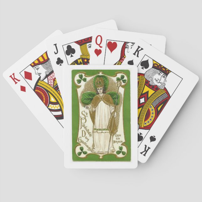 Jeu De Cartes Deck de cartes de jeu de St. Patrick (dos)