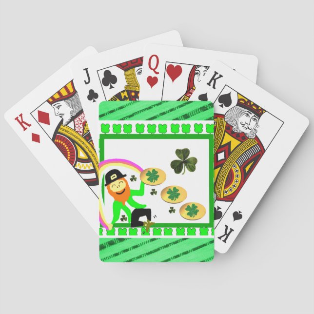 Jeu De Cartes Deck de cartes de jeu de St. Patrick (dos)