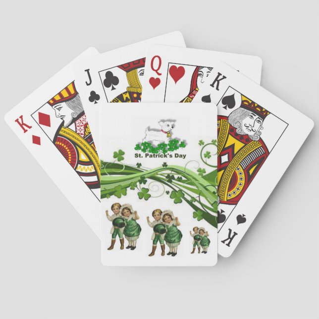 Jeu De Cartes Deck de cartes de jeu de St. Patrick (dos)