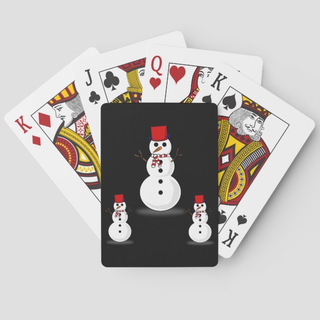 Jeu De Cartes Deck de cartes de Noël (dos)