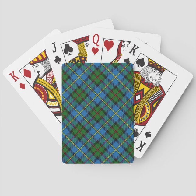 Jeu De Cartes Deck Tartan du Clan Écossais MacLeod (dos)