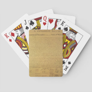 Jeu De Cartes Déclaration d'indépendance