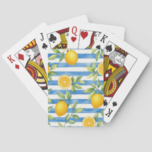 Jeu De Cartes Décor de cuisine méditerranéen été citrus