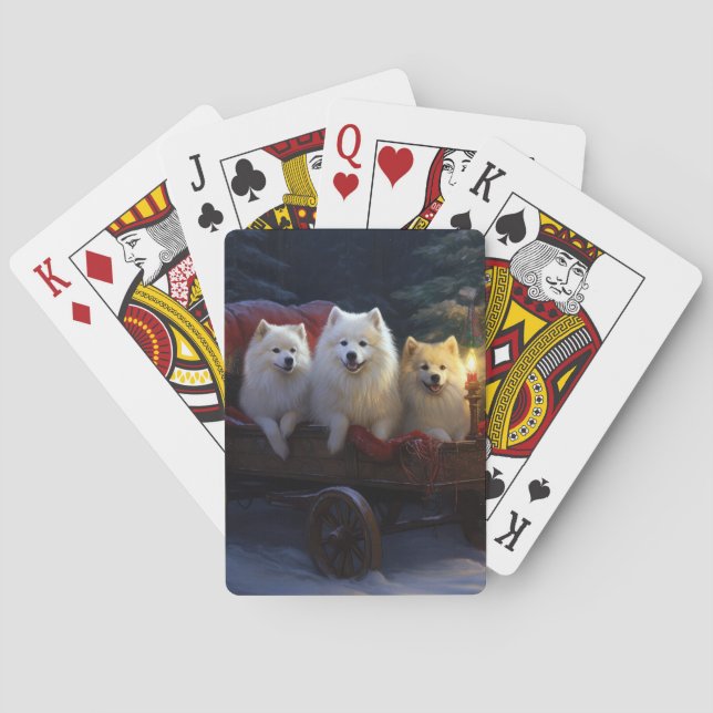 Jeu De Cartes Décor de Noël Eskimo Snowy Sleigh (dos)