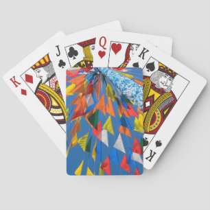 Jeu De Cartes Décoration du drapeau triangulaire
