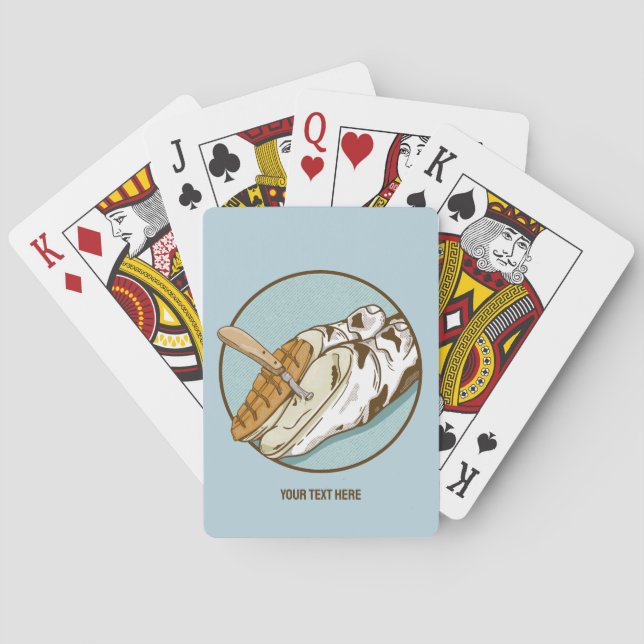 Jeu De Cartes Découpage du capot de vache (dos)