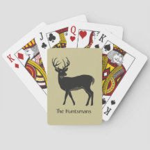 Deer, Buck en noir cartes de Noël