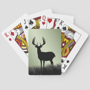 Jeu De Cartes Deer Buck Stag Silhouette