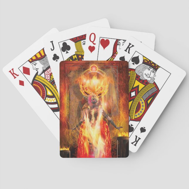 Jeu De Cartes Déesse du feu PELE (dos)