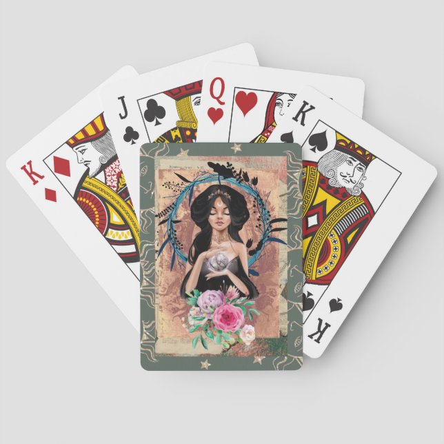 Jeu De Cartes Déesse magique de la lune (dos)