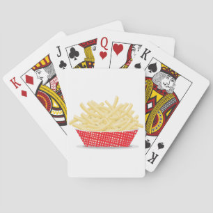 Jeu De Cartes Délicieux frites français Retro Restauration rapid