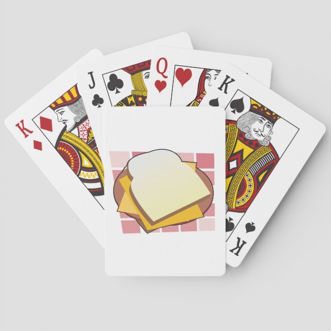 Jeu De Cartes Délicieux sandwich au fromage Fun Food (dos)